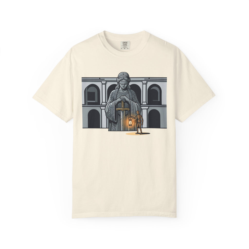 "Blind Justice" Unisex Garment-Dyed Tee