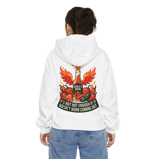 "Burns Coming Out" Garment-Dyed Hoodie