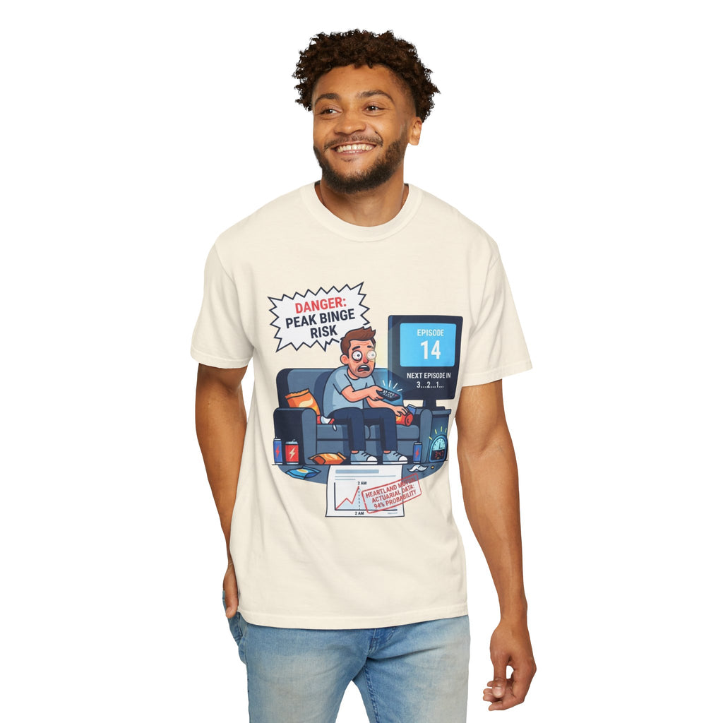 "Peak Bing Risk" Unisex Garment-Dyed Tee