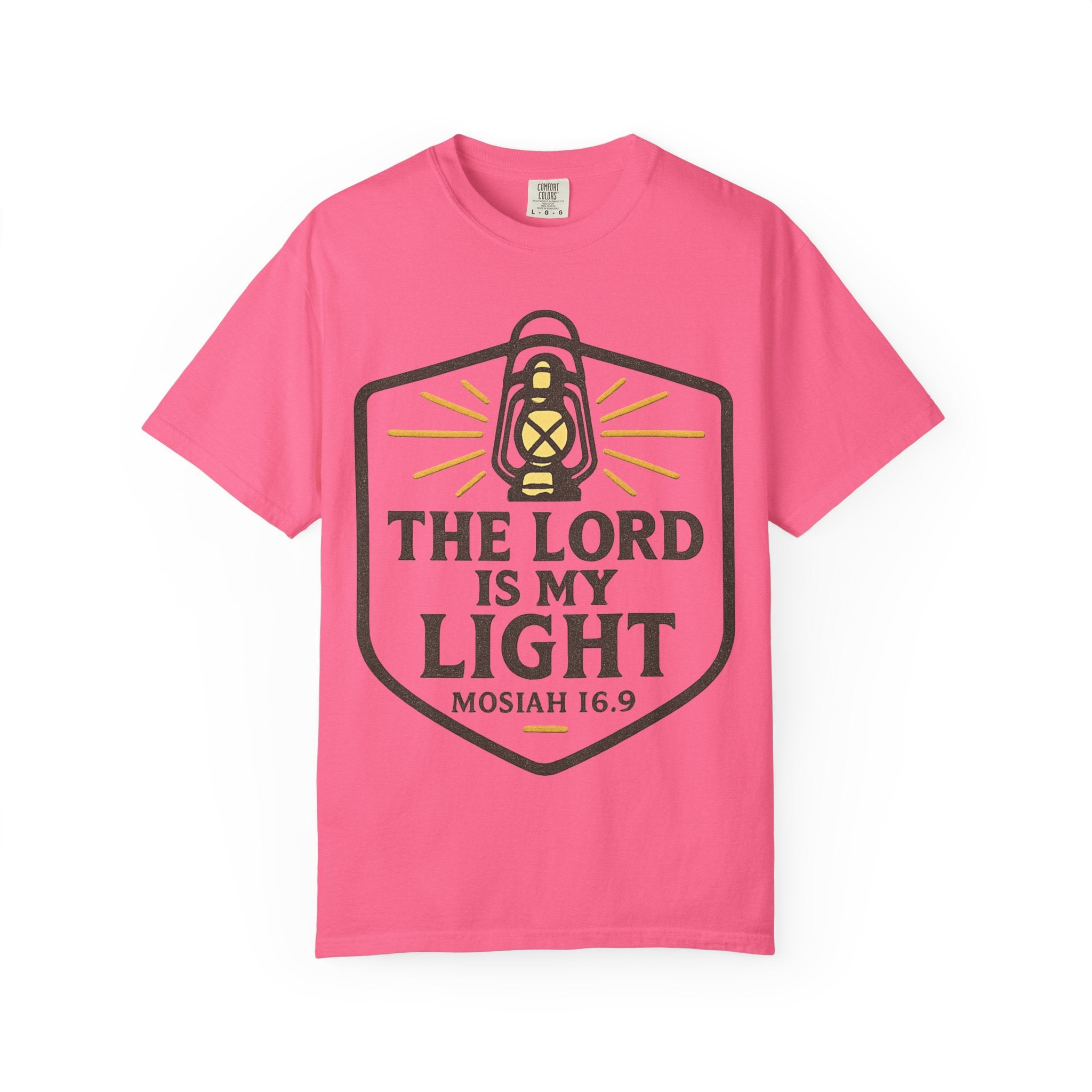 "The Lord is My Light" Unisex Garment-Dyed T-shirt