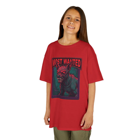 Color: Red | Chupacabra (Puerto Rico-Latin America) Kids Tee