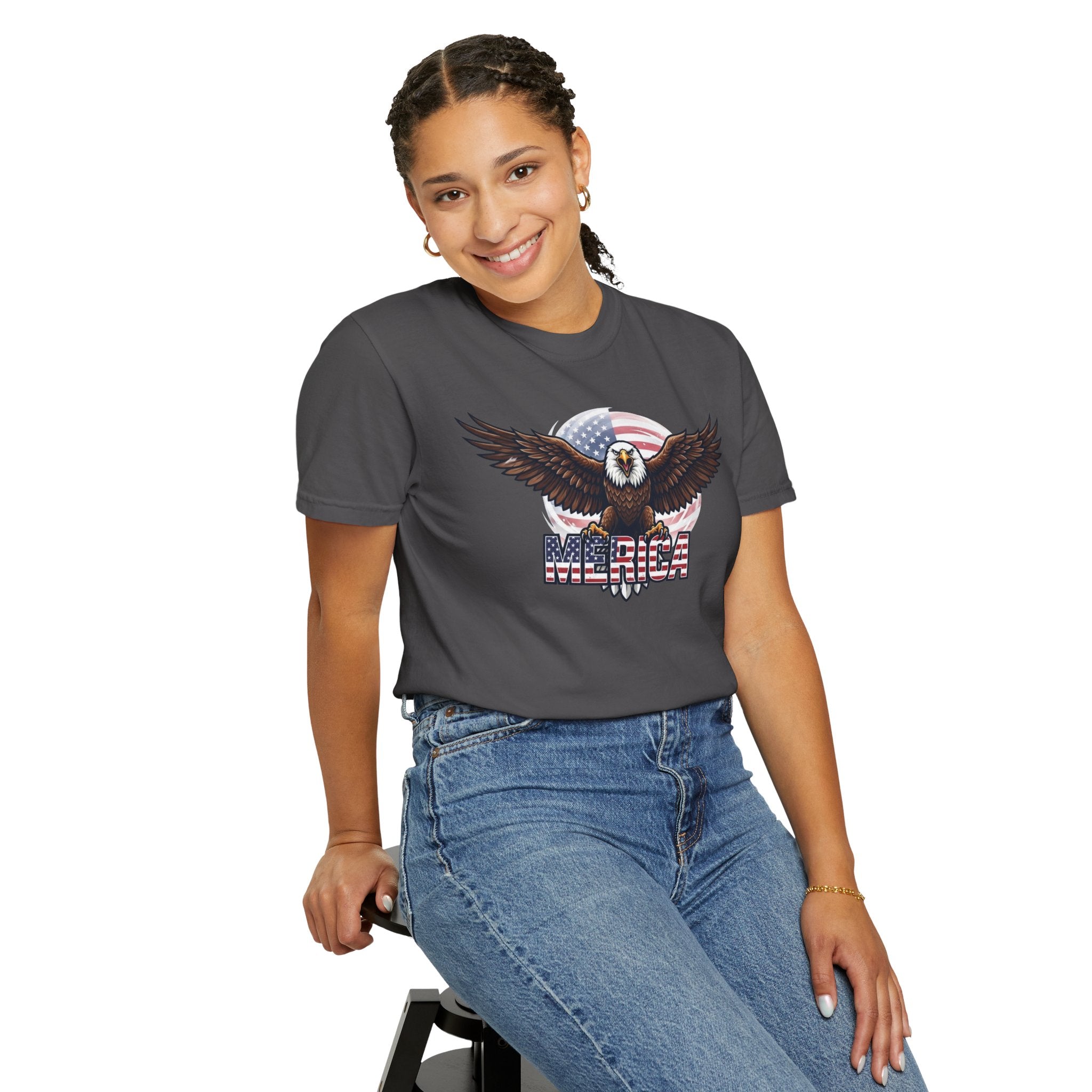 "Merica" Unisex Garment-Dyed Tee