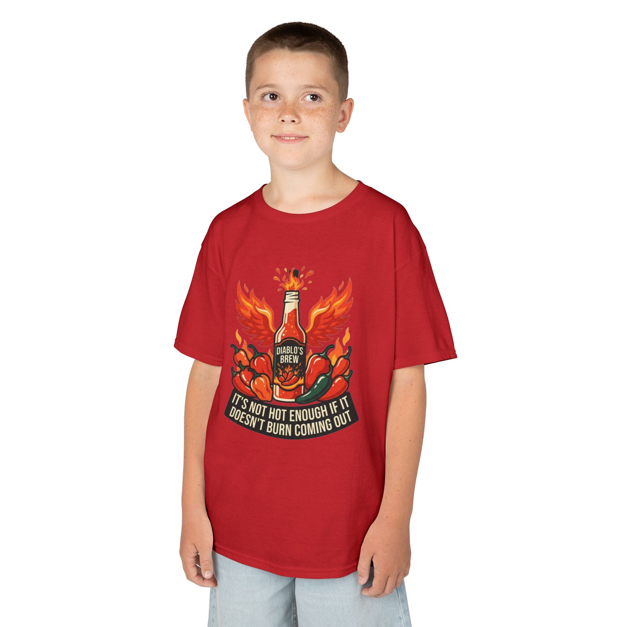 "Burns Coming Out" Kids Tee