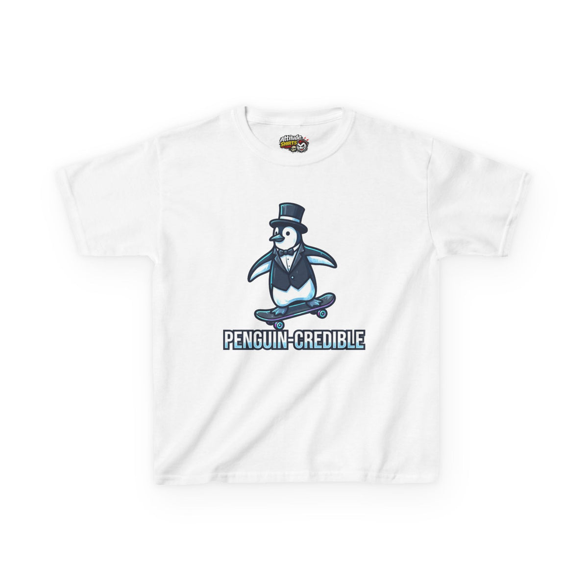 "Penguin Credible" Kids Tee