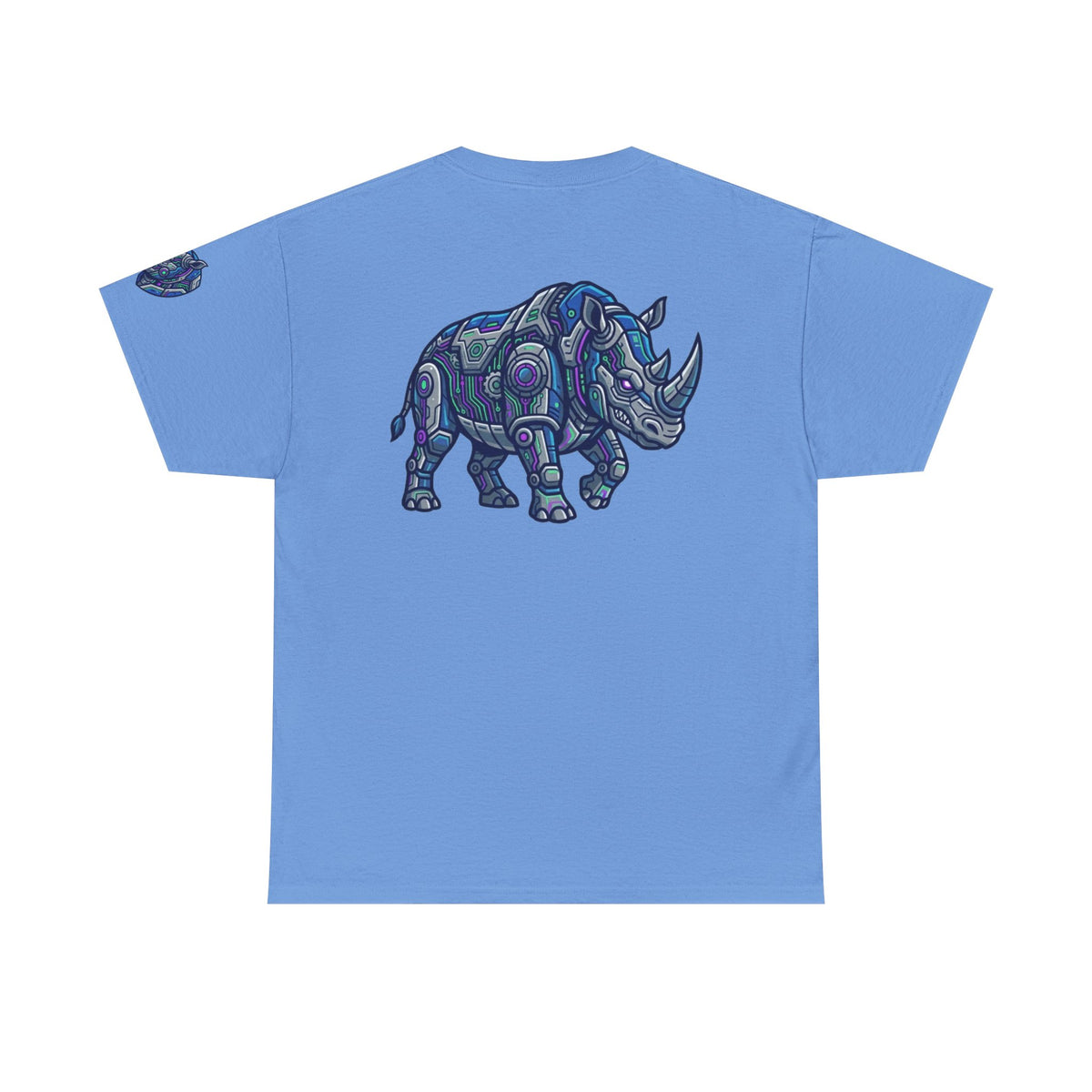 Color: Carolina Blue | Cyber Rhino Premium Graphic Tee