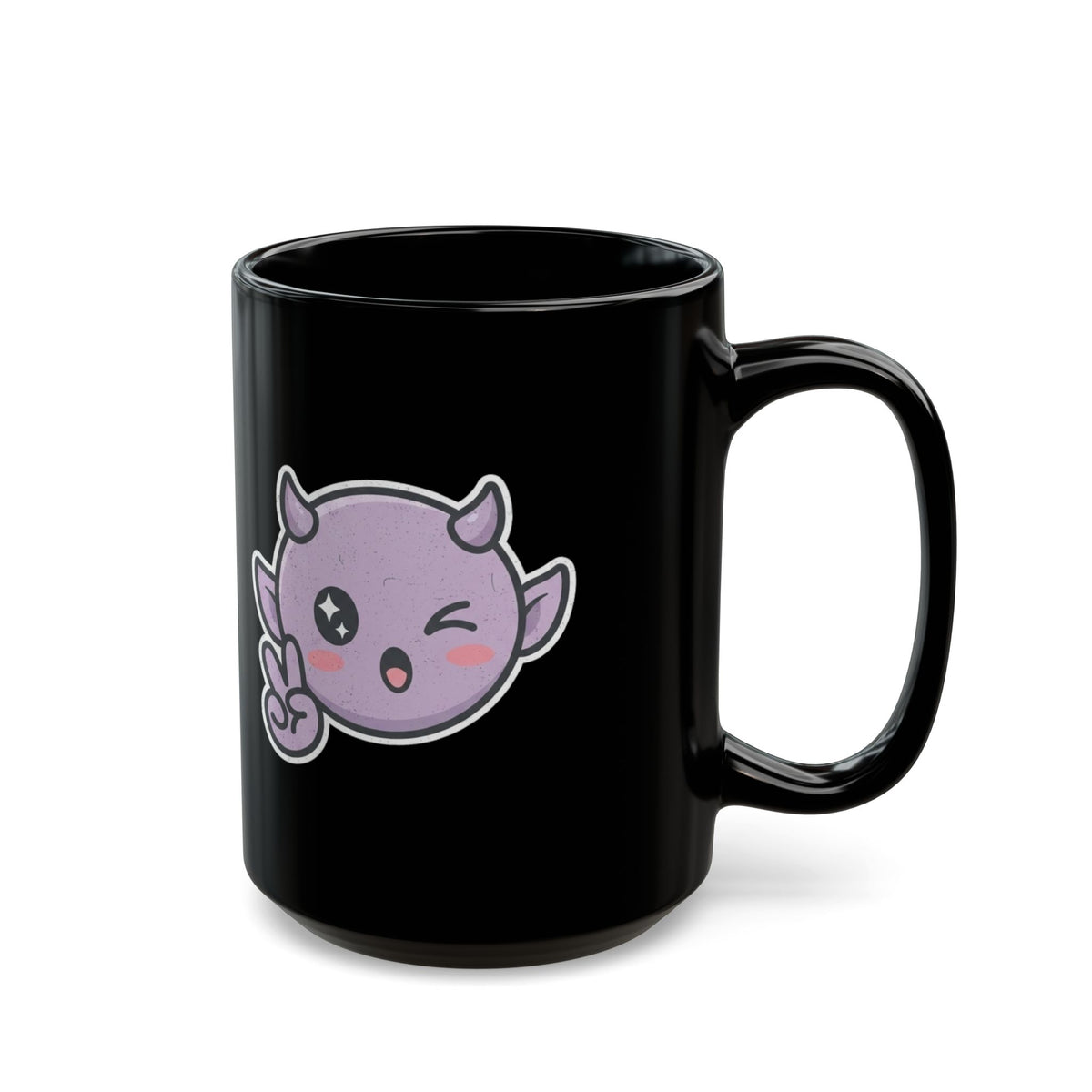 "Good Book Series He Called Them Out Of Me" Black Ceramic Mug — Graphic