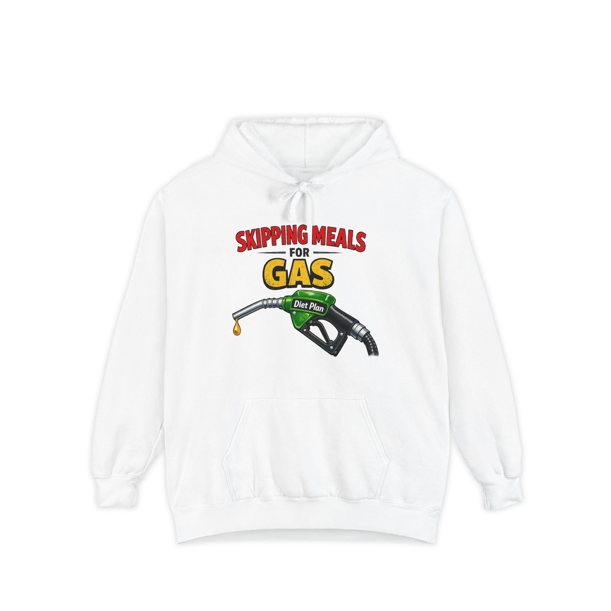 My Gas Diet Plan | Garment-Dyed Hoodie — AttitudeShirts