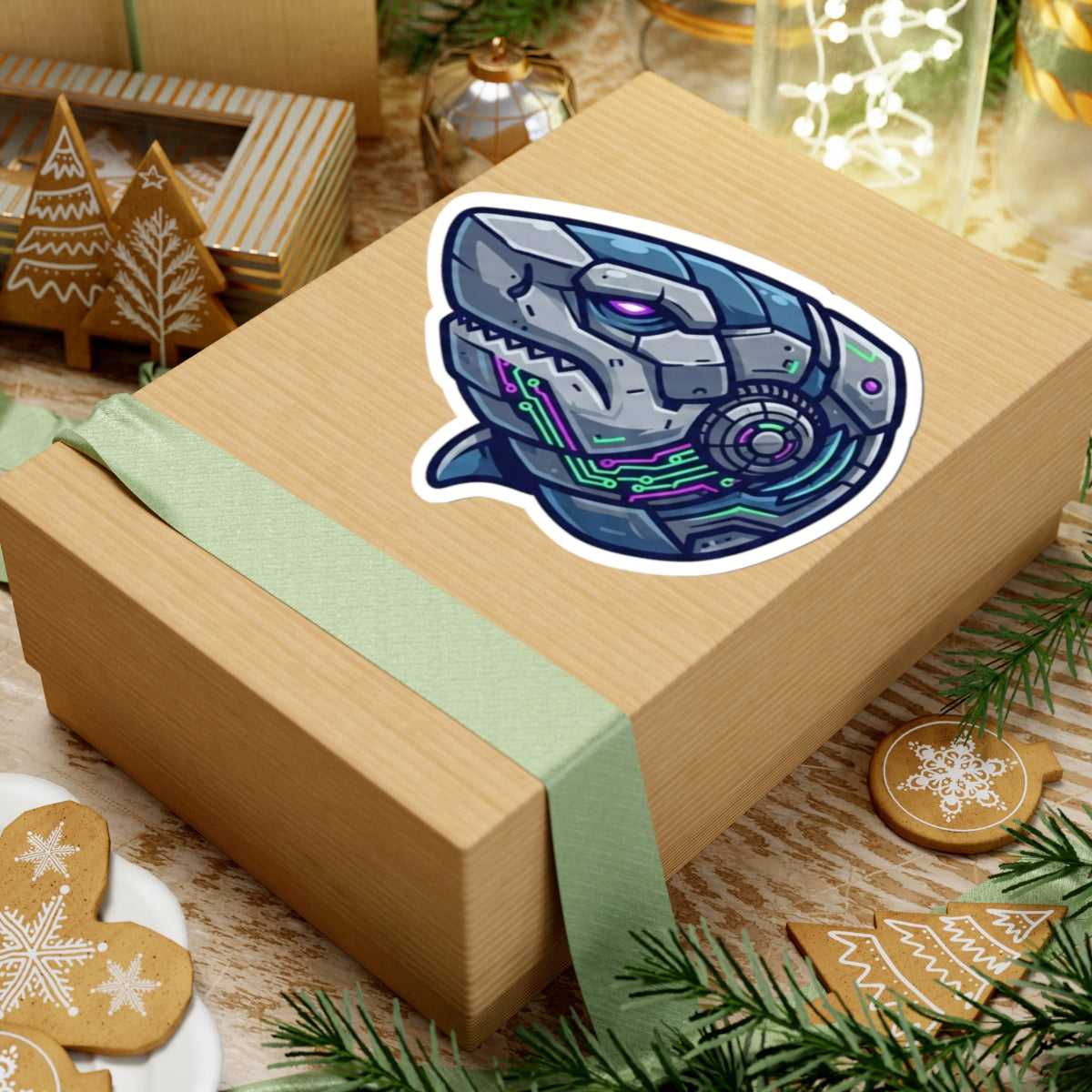 "Cyber Shark" Sticker