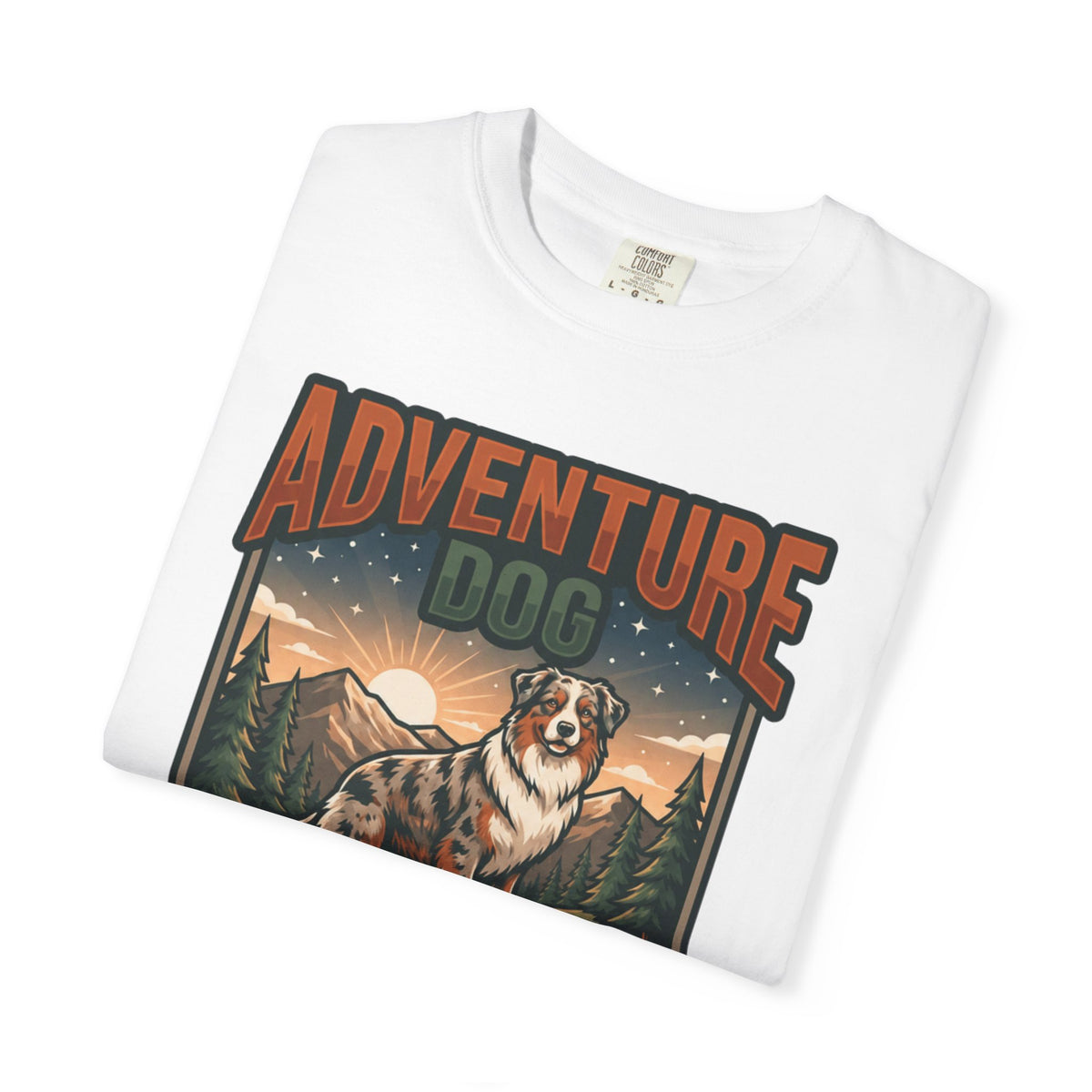 "Adventure Dog" Unisex Garment-Dyed Tee