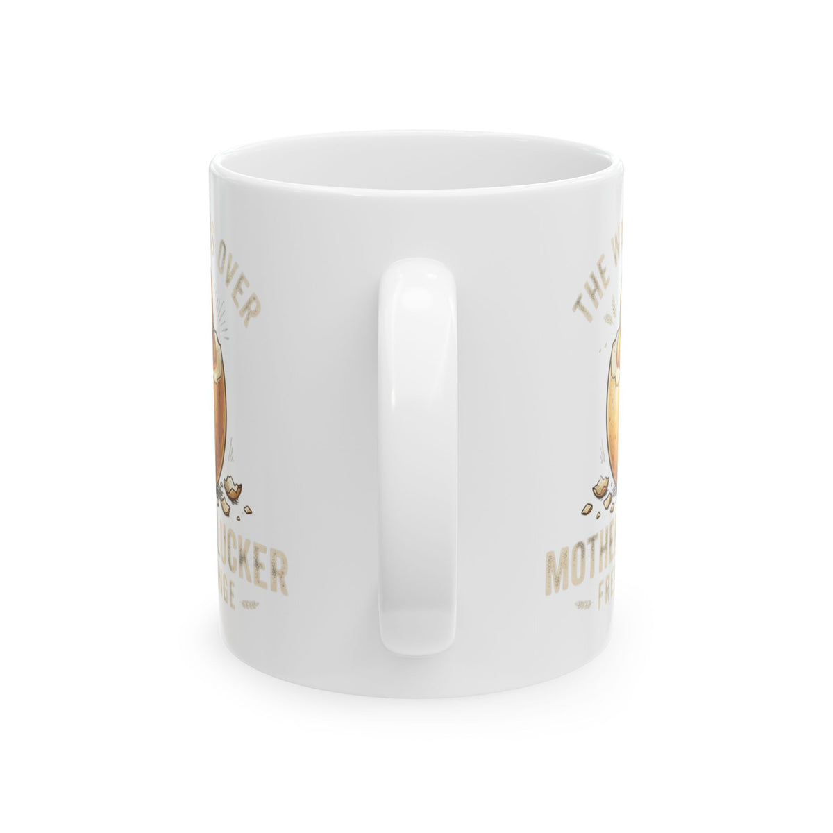 "The Wait is Over" White Ceramic Mug
