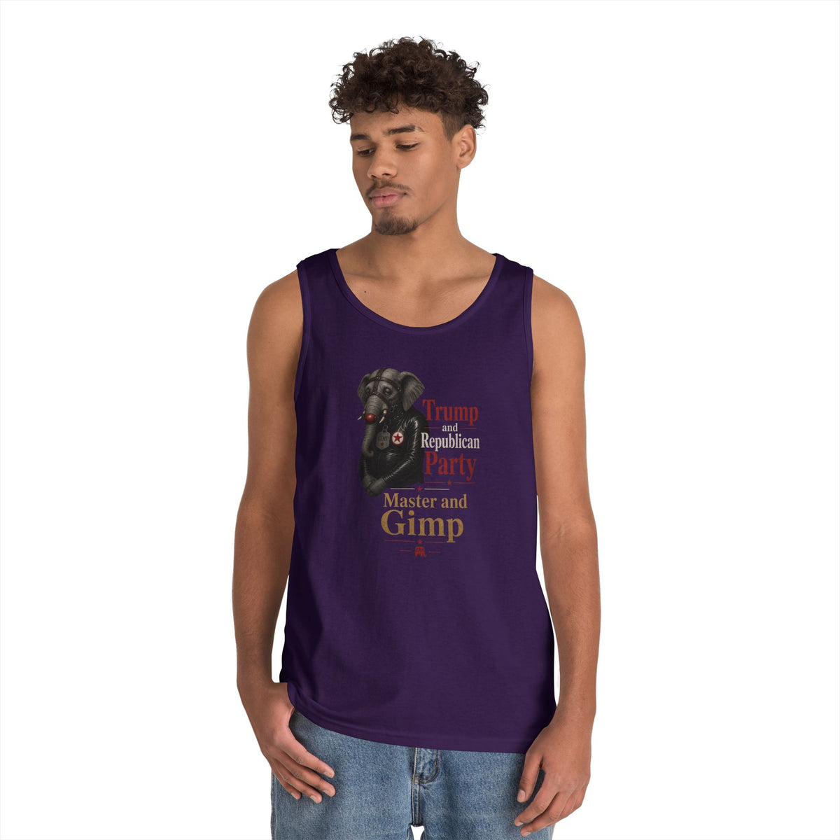 Color: Purple | Master and Gimp Tank Top