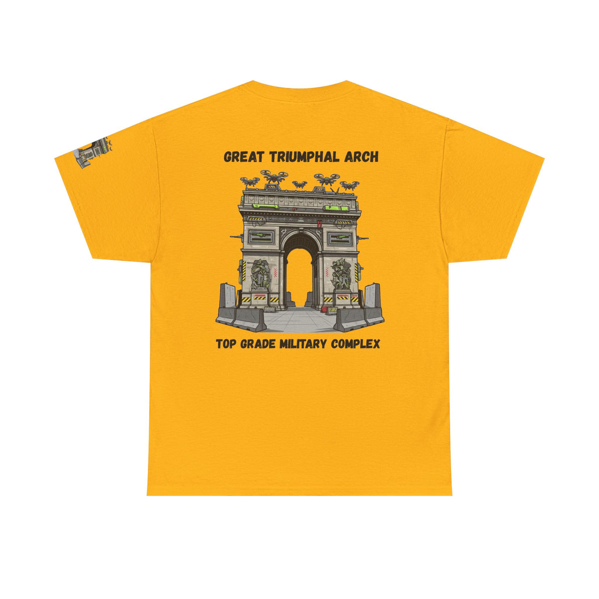 Color: Gold | Top Grade Military Complex Premium Graphic Tee