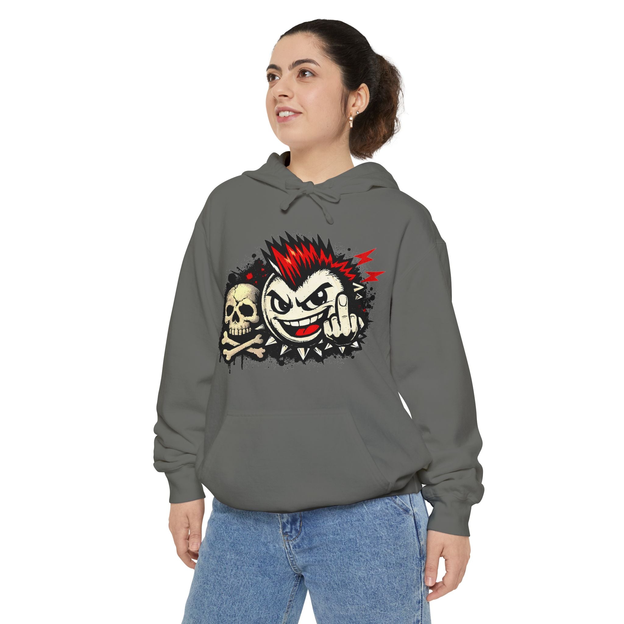 One Finger Opinion | Garment-Dyed Hoodie — AttitudeShirts