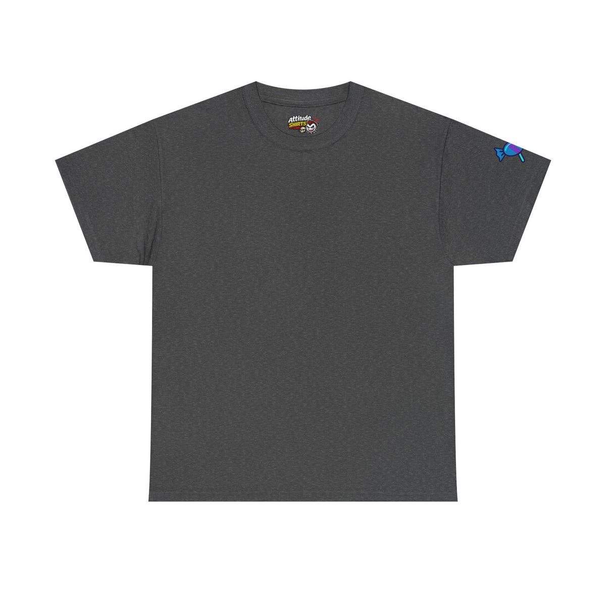 Color: Dark Heather | Free Candy For All Premium Graphic Tee