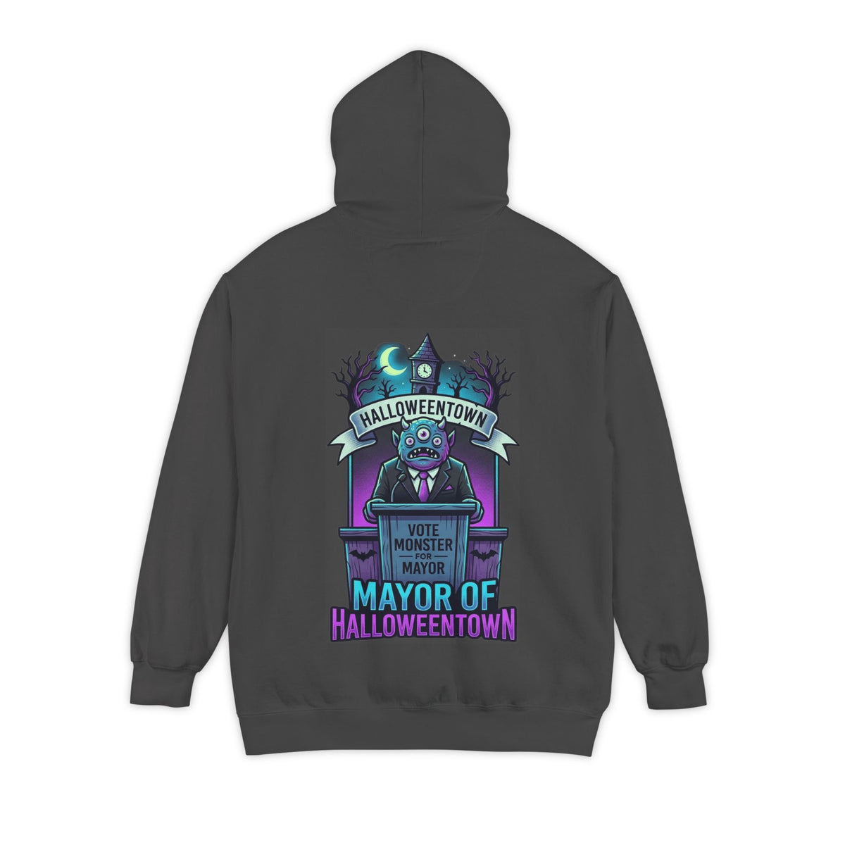 Color: Pepper | Mayor Of Halloweentown Garment-Dyed Hoodie
