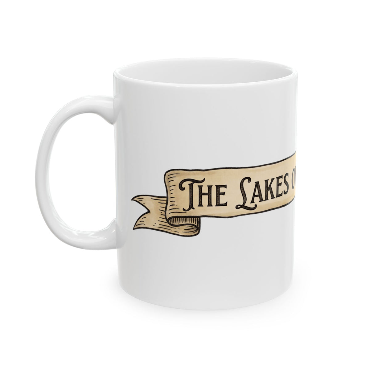 "51st State Great Lakes" White Ceramic Mug — Graphic