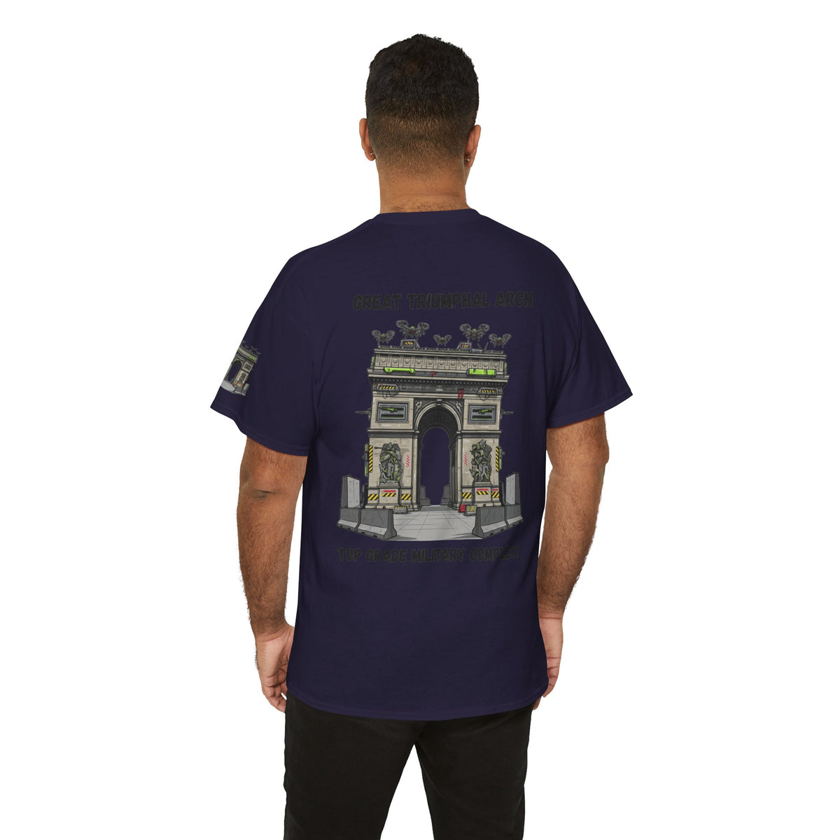 Color: Blackberry | Top Grade Military Complex Premium Graphic Tee