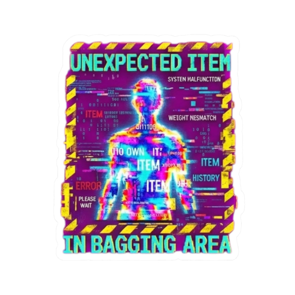 "Unexpected Item In Bagging Area" Sticker