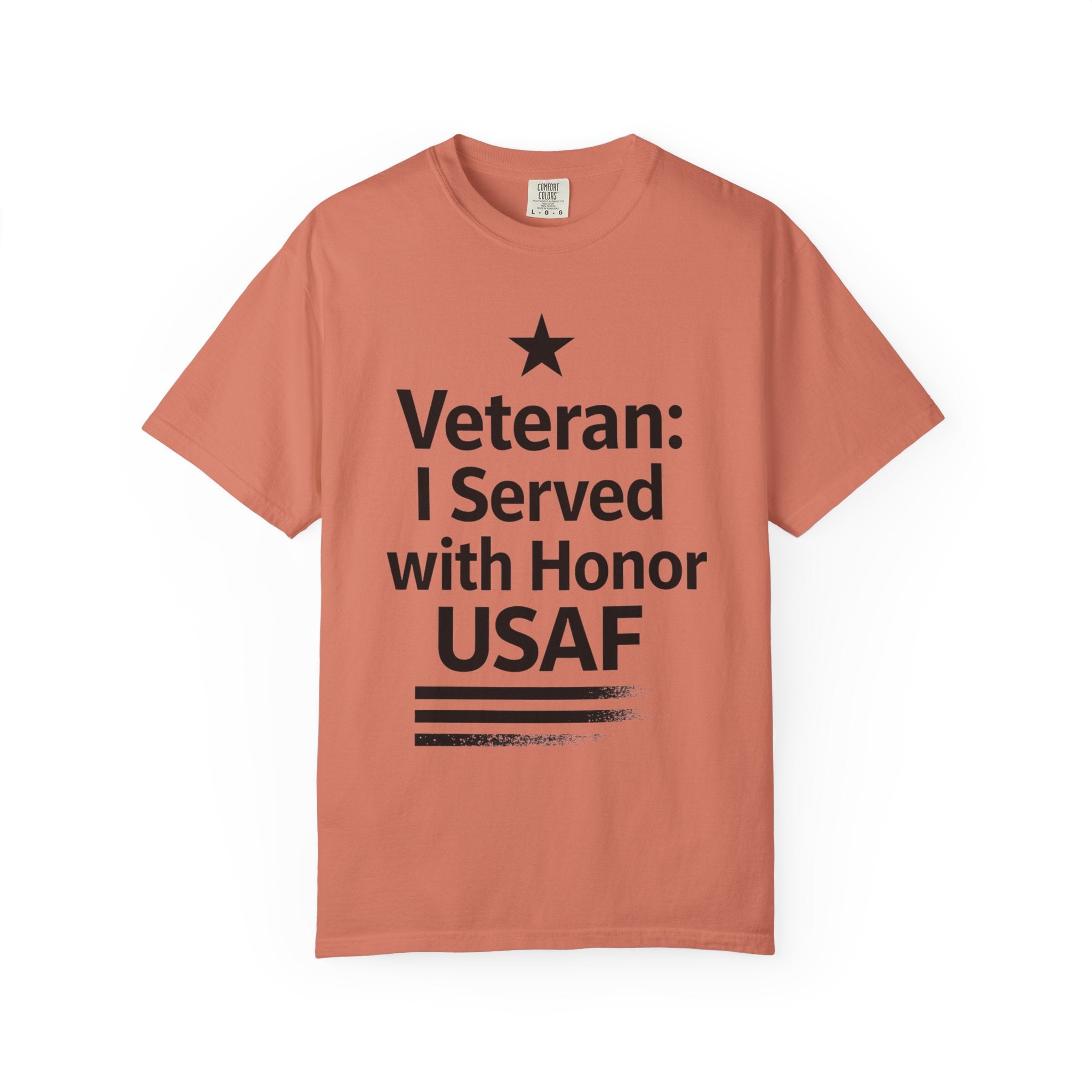 "Served With Honor" Unisex Garment-Dyed T-shirt