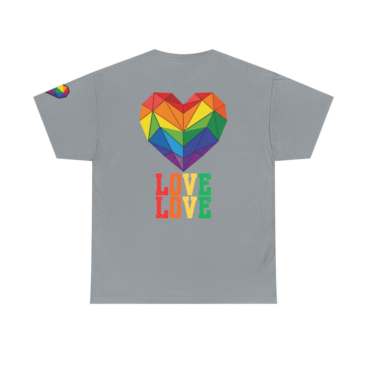 Color: Gravel | LOVE Premium Graphic Tee