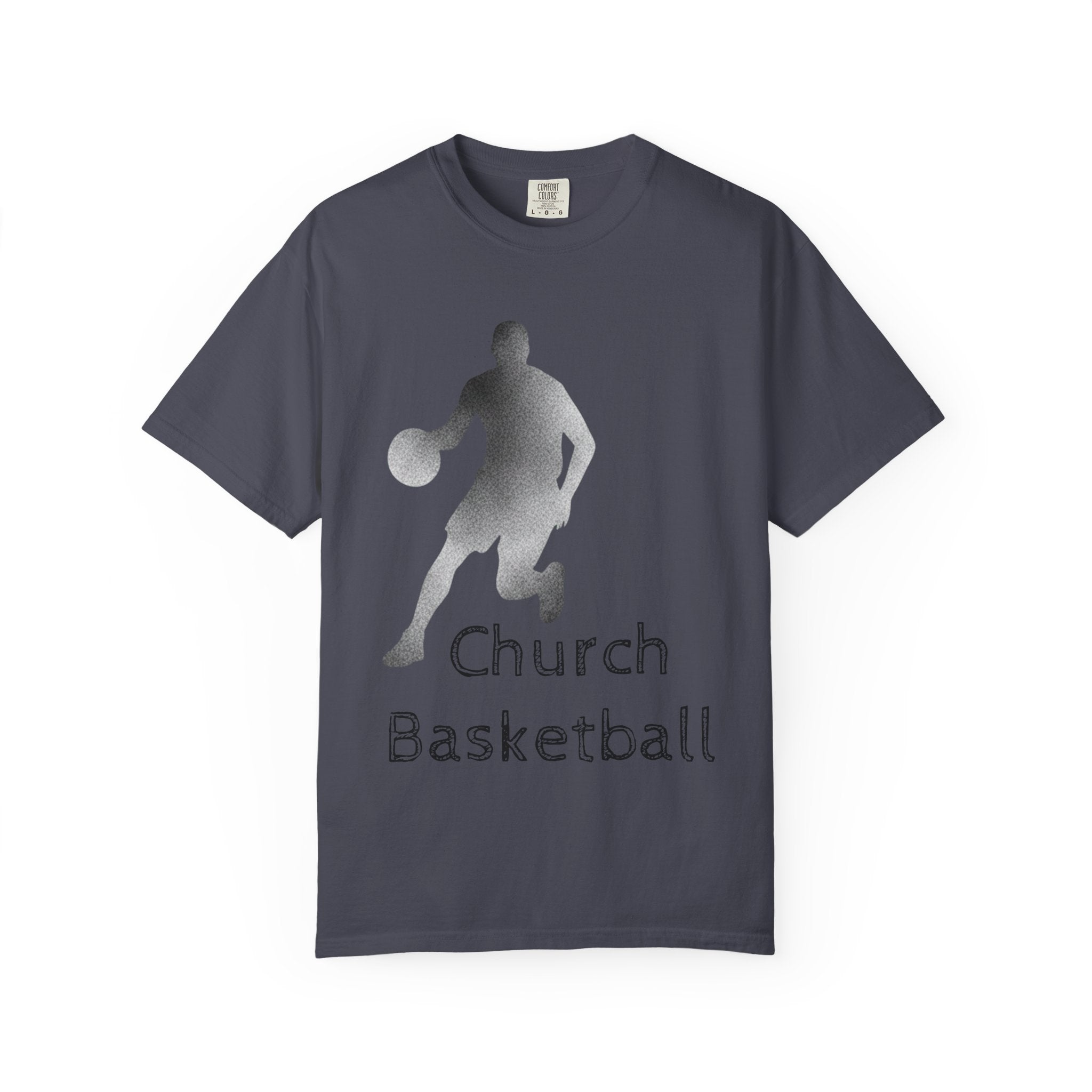 "Church Basketball: High Court" Unisex Garment-Dyed T-shirt
