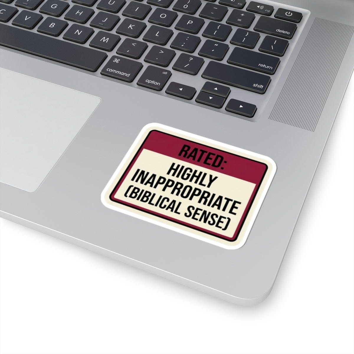 "Good Book Series Highly Inappropriate" Sticker — Main