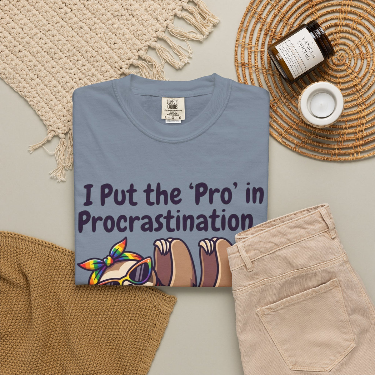 Pro in Problematic Flirting Unisex Garment-Dyed Tee