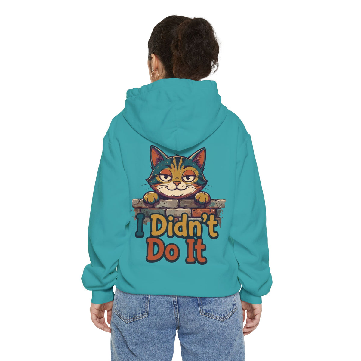 Color: Seafoam | I Didn't Do It Garment-Dyed Hoodie