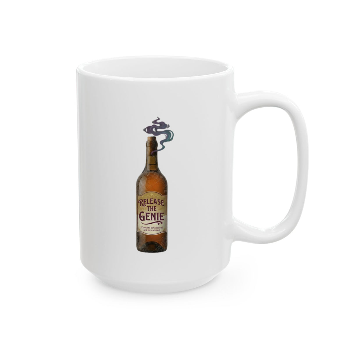 "Release the Genie" White Ceramic Mug