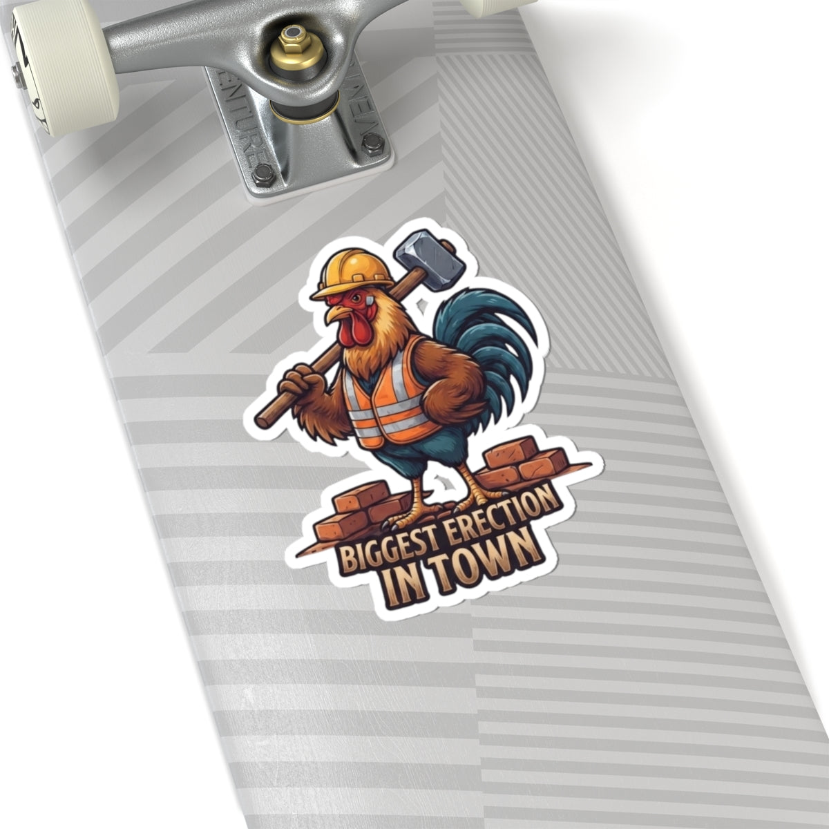 "Biggest Erection in Town" Sticker — Main