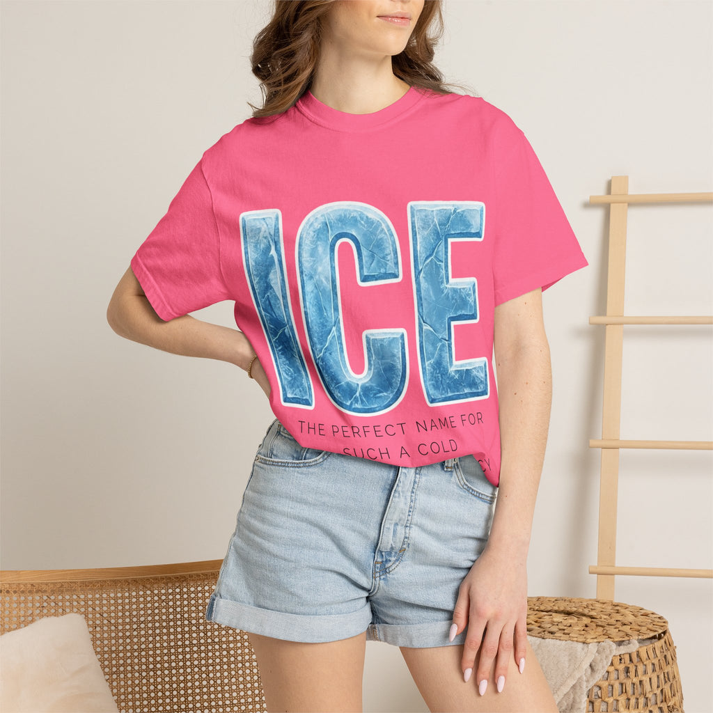 "ICE Cold Government" Unisex Garment-Dyed T-shirt