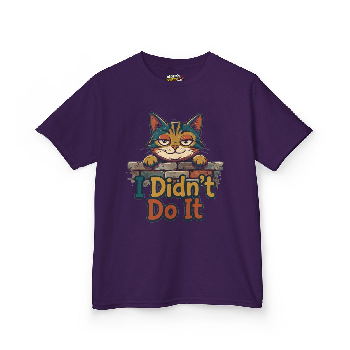 Color: Purple | I Didn't Do It Kids Tee