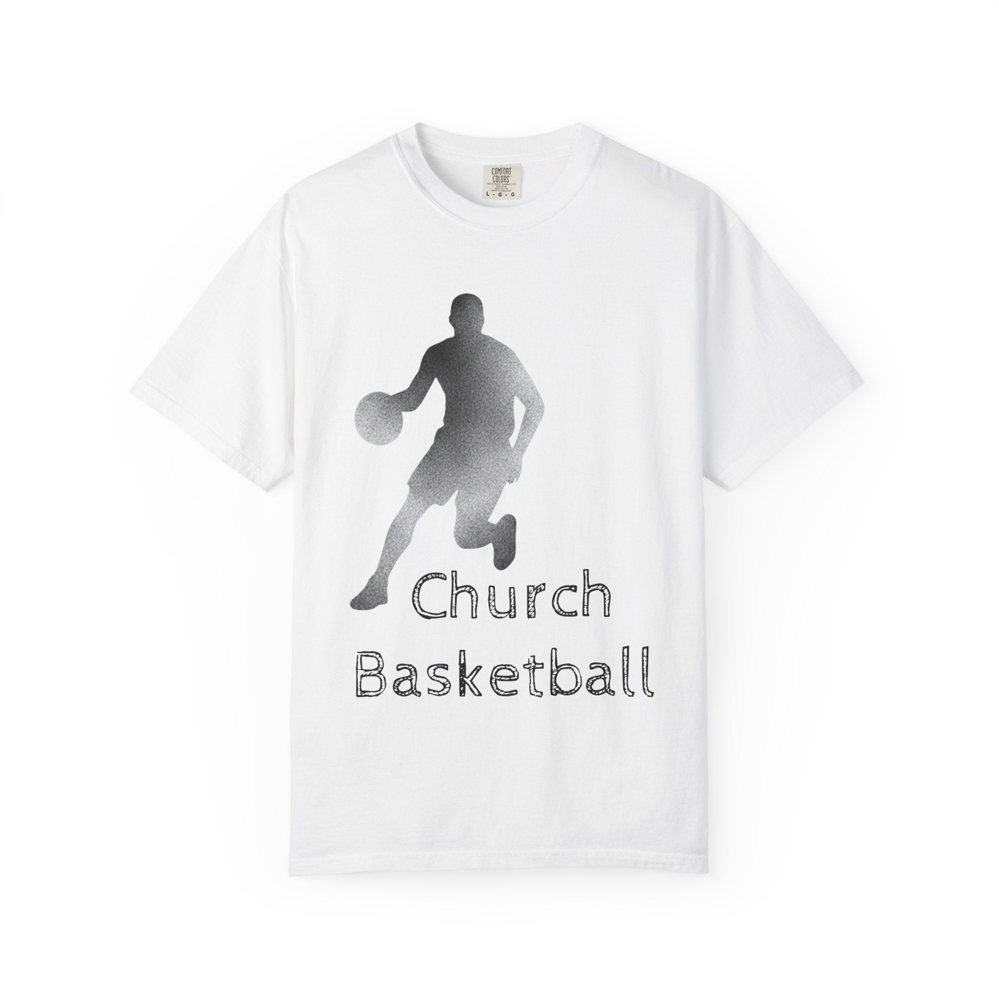 "Church Basketball: High Court" Unisex Garment-Dyed T-shirt
