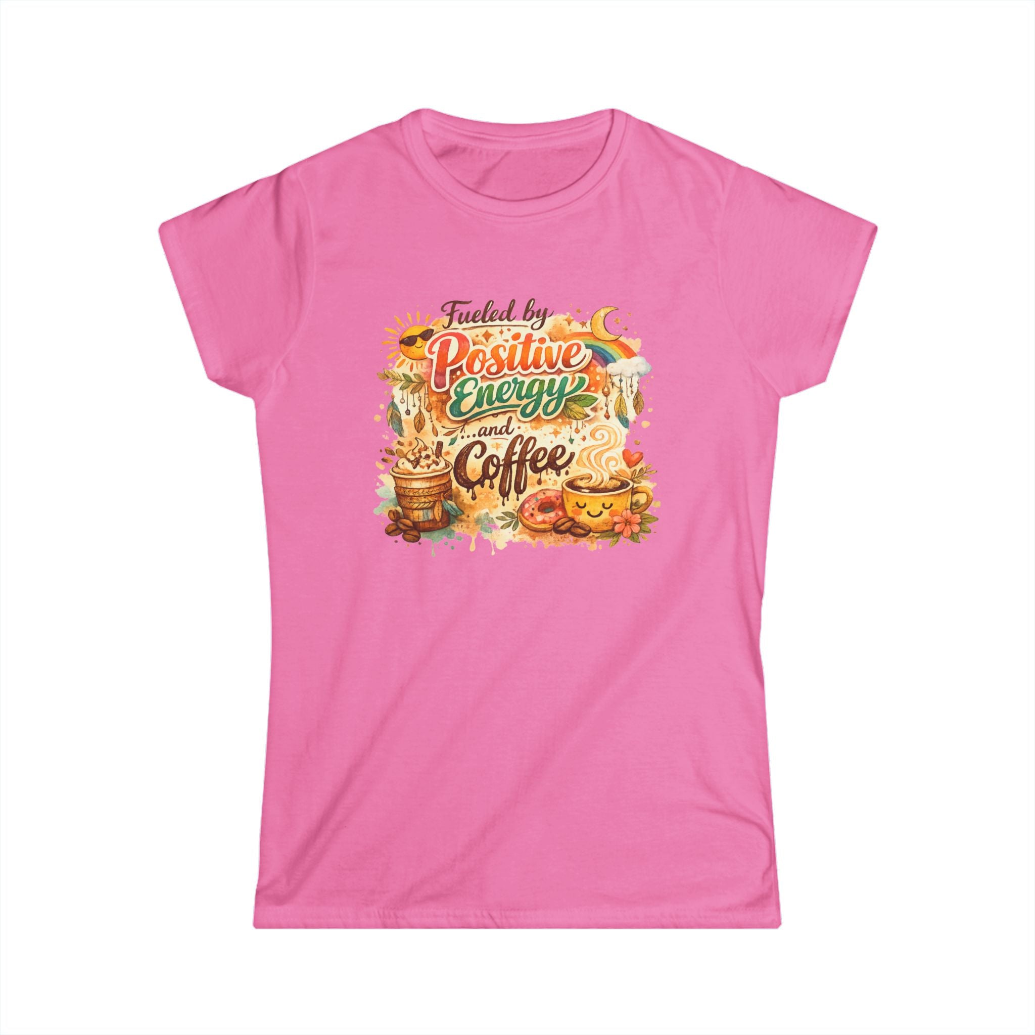 Positive Energy (It's Just Coffee) | Women's Tee — AttitudeShirts