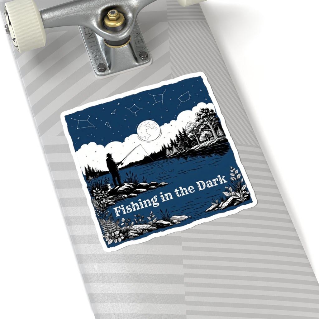 "Fishing in the Dark" Sticker — Main