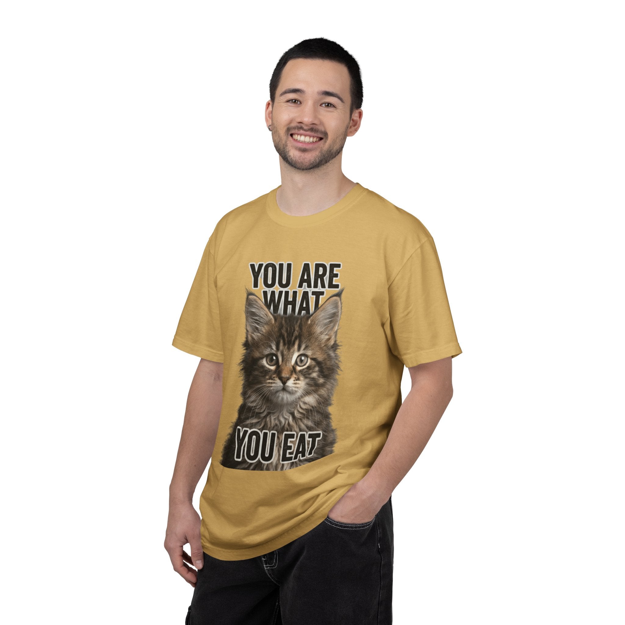 "You Are What You Eat - Cat 4" Unisex Garment-Dyed T-shirt