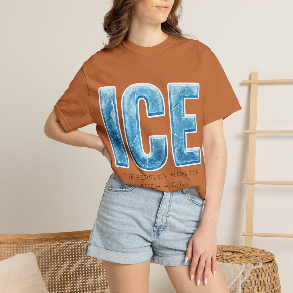 "ICE Cold Government" Unisex Garment-Dyed T-shirt