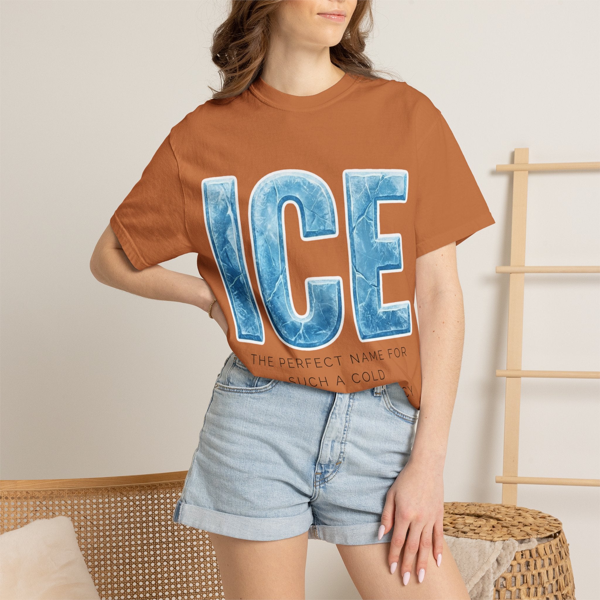 "ICE Cold Government" Unisex Garment-Dyed T-shirt