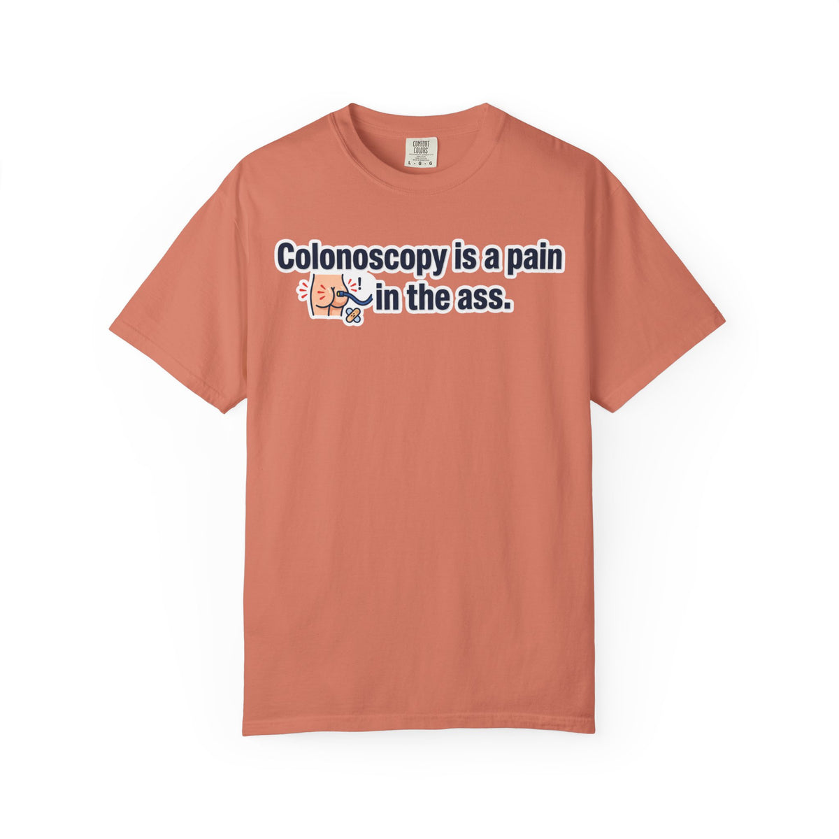 Color: Terracotta | Pain in the Ass Unisex Garment-Dyed Tee