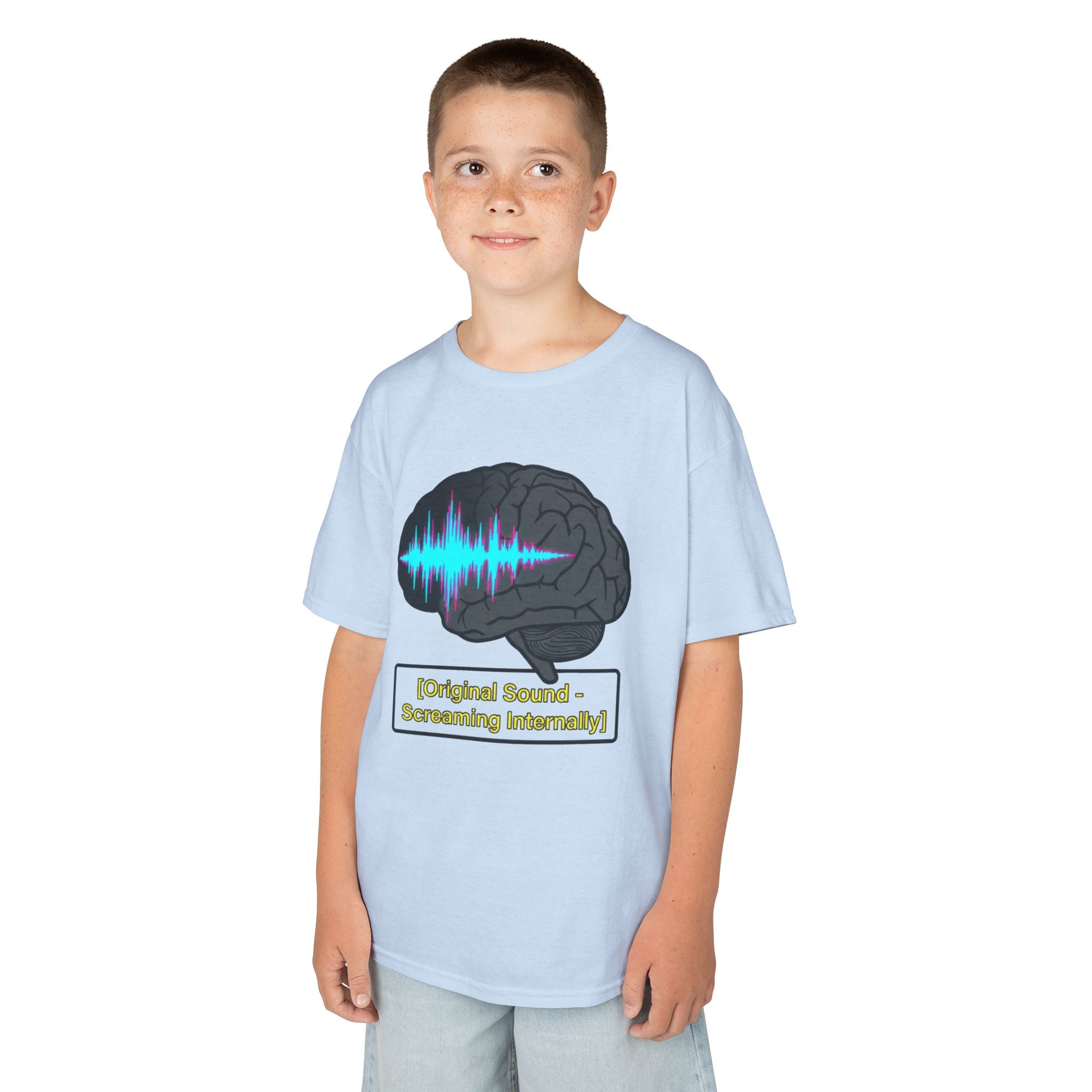 "Screaming Internally" Kids Tee
