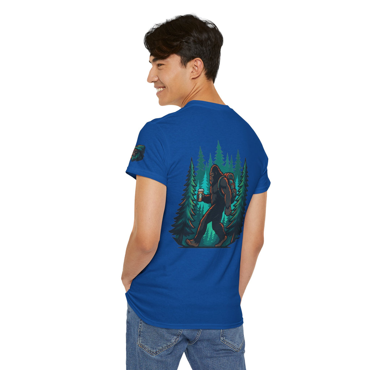 Color: Royal | Bigfoot-Sasquatch (North America) Premium Graphic Tee