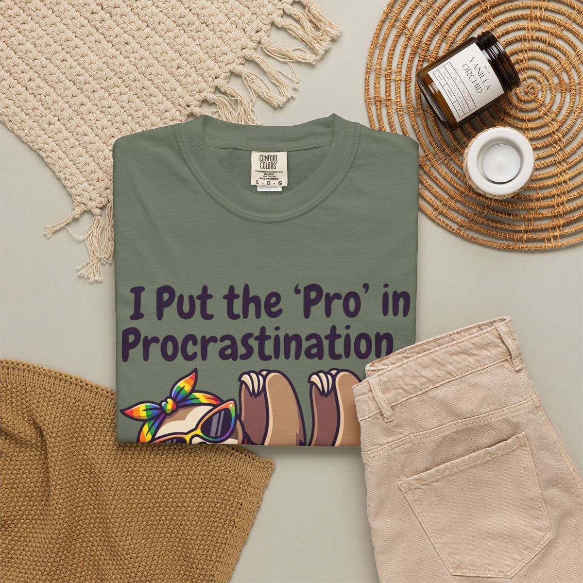 Pro in Problematic Flirting Unisex Garment-Dyed Tee