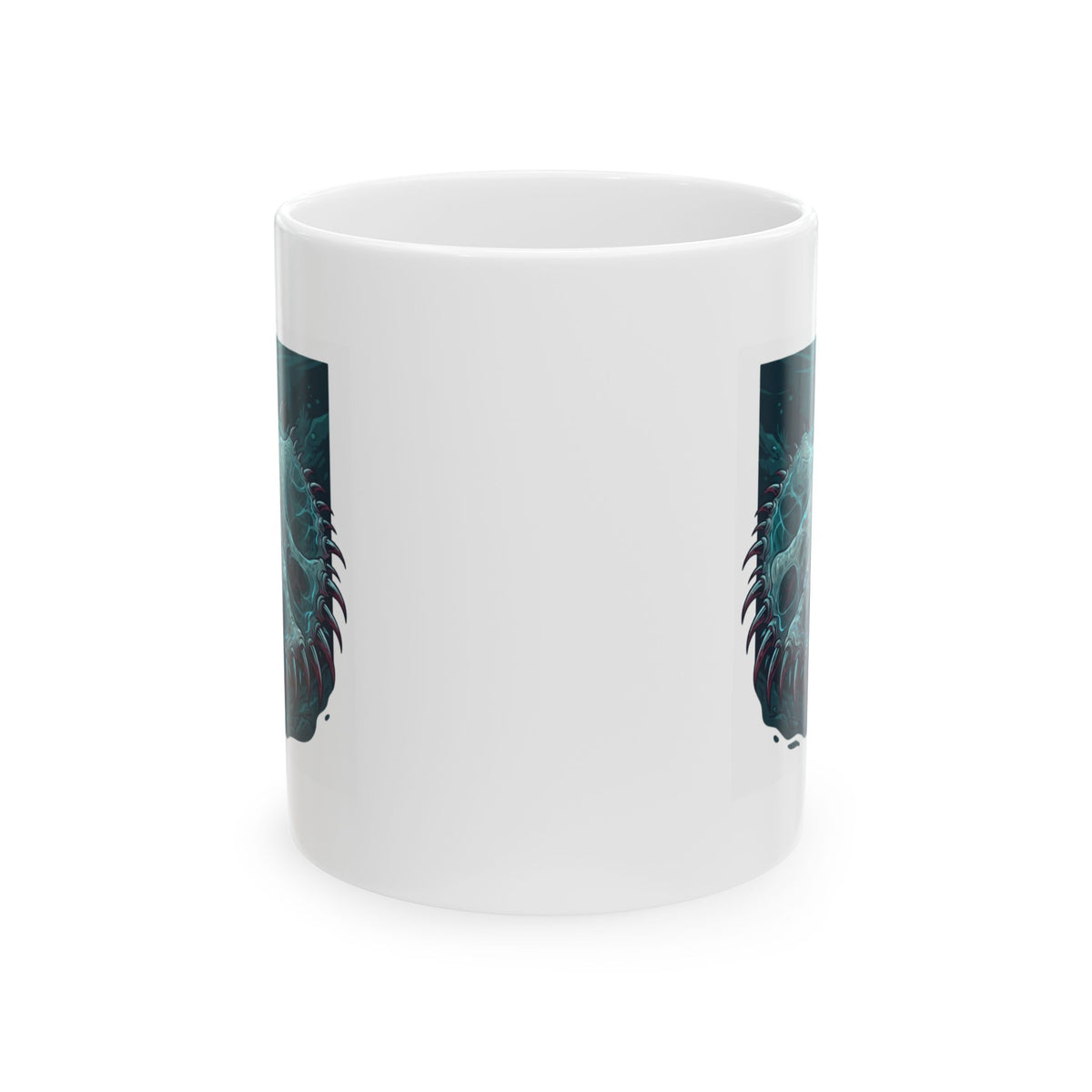"El Cuero-The Hide (South American Folklore)" White Ceramic Mug