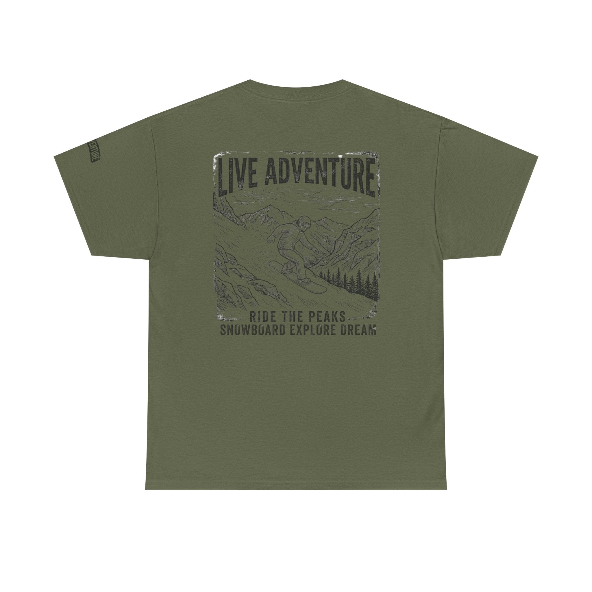 "Live Adventure - Snowboard" Premium Graphic Tee
