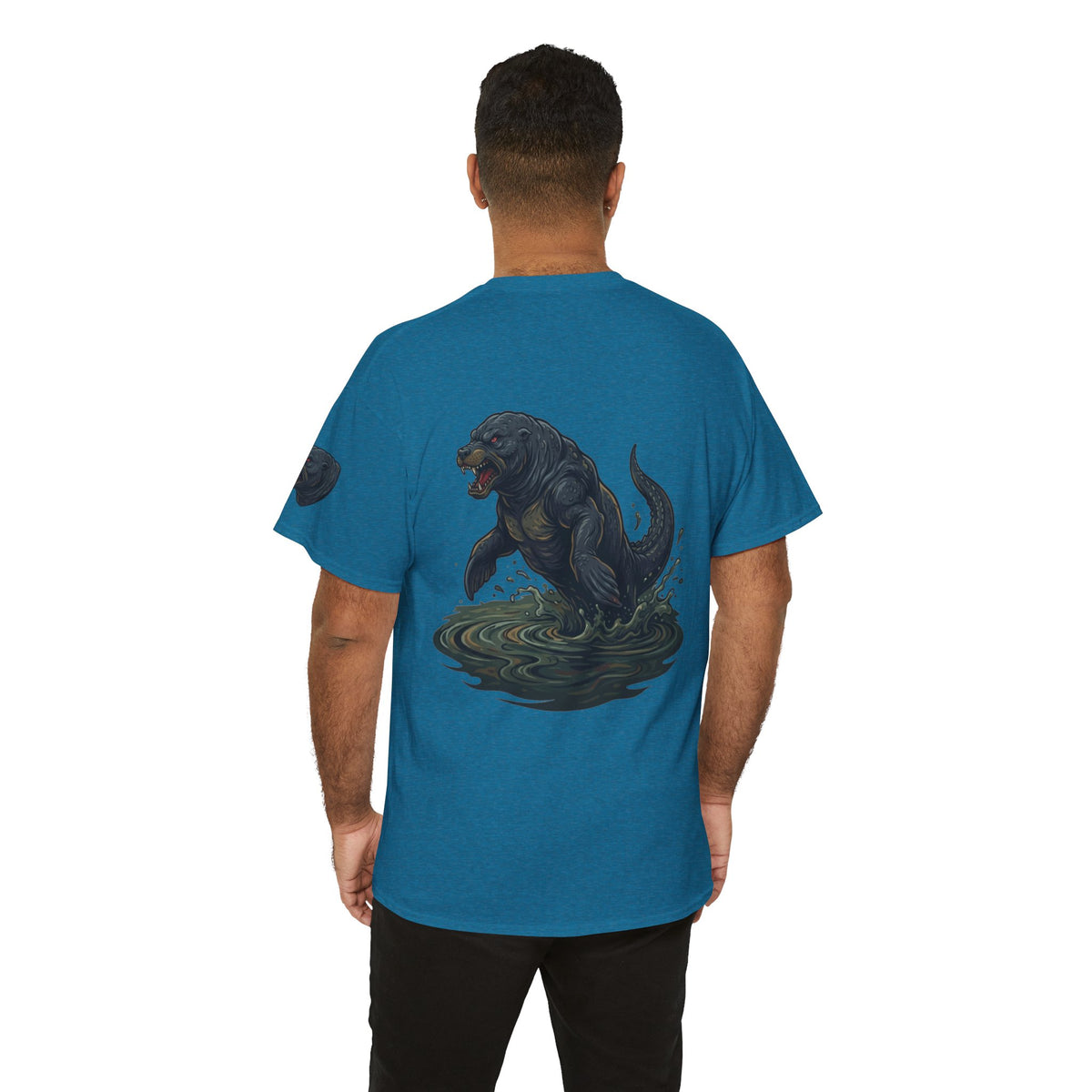 Color: Antique Sapphire | Bunyip (Australian Aboriginal Mythology) Premium Graphic Tee