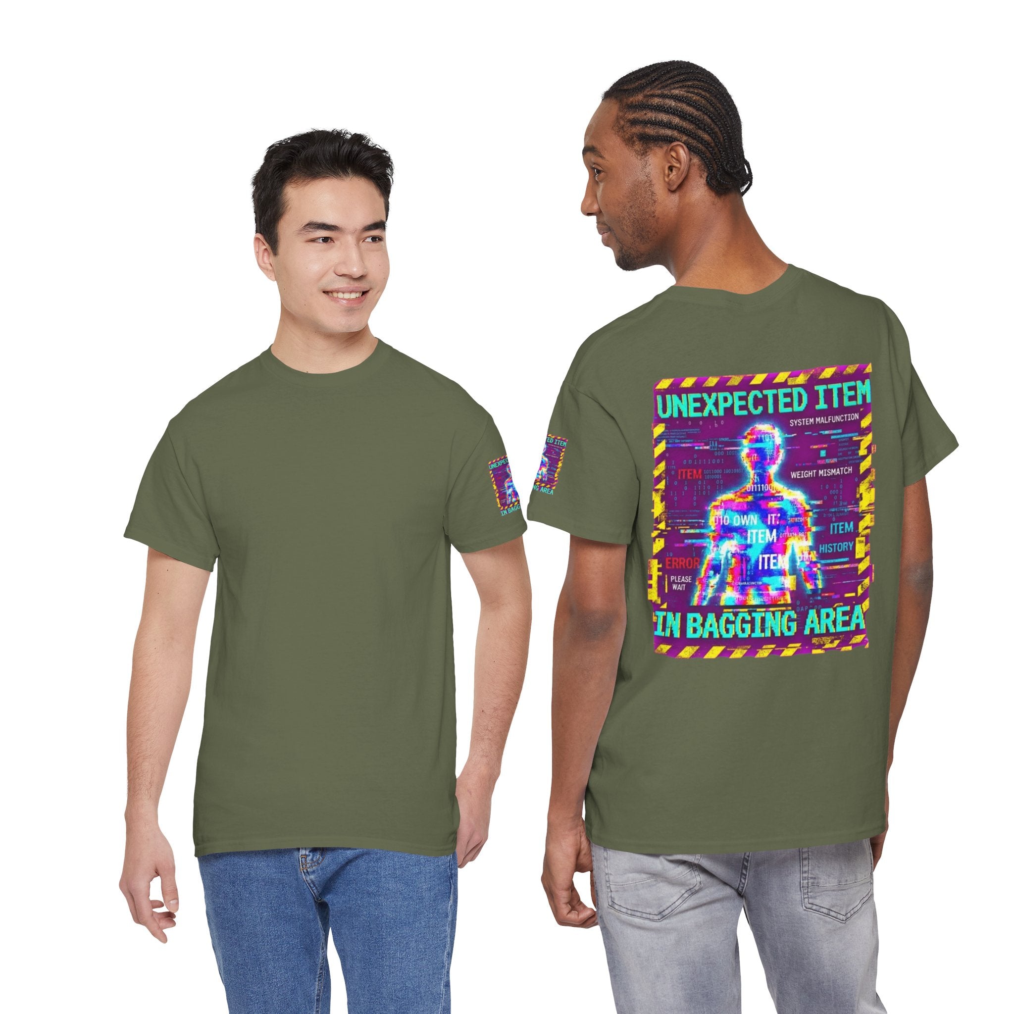 "Unexpected Item In Bagging Area" Premium Graphic Tee