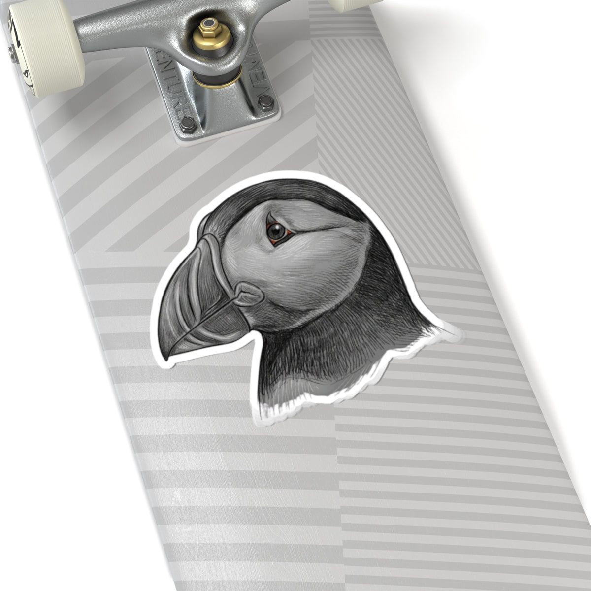 "Pencil Sketch Art Puffin" Sticker