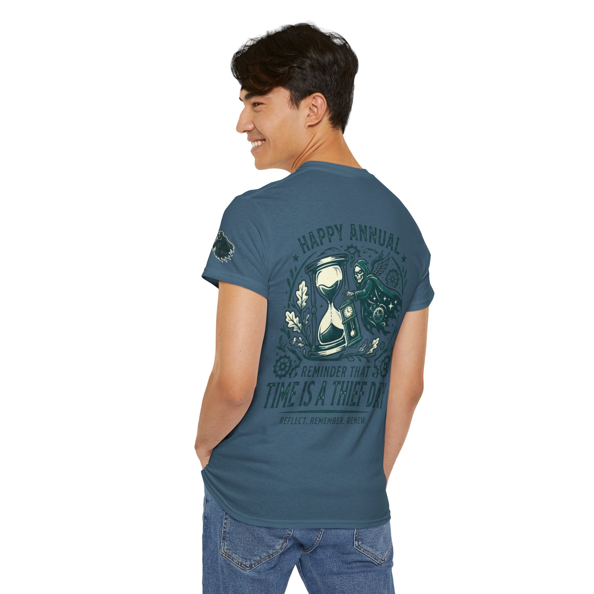 "Time Is A Thief Day" Premium Graphic Tee