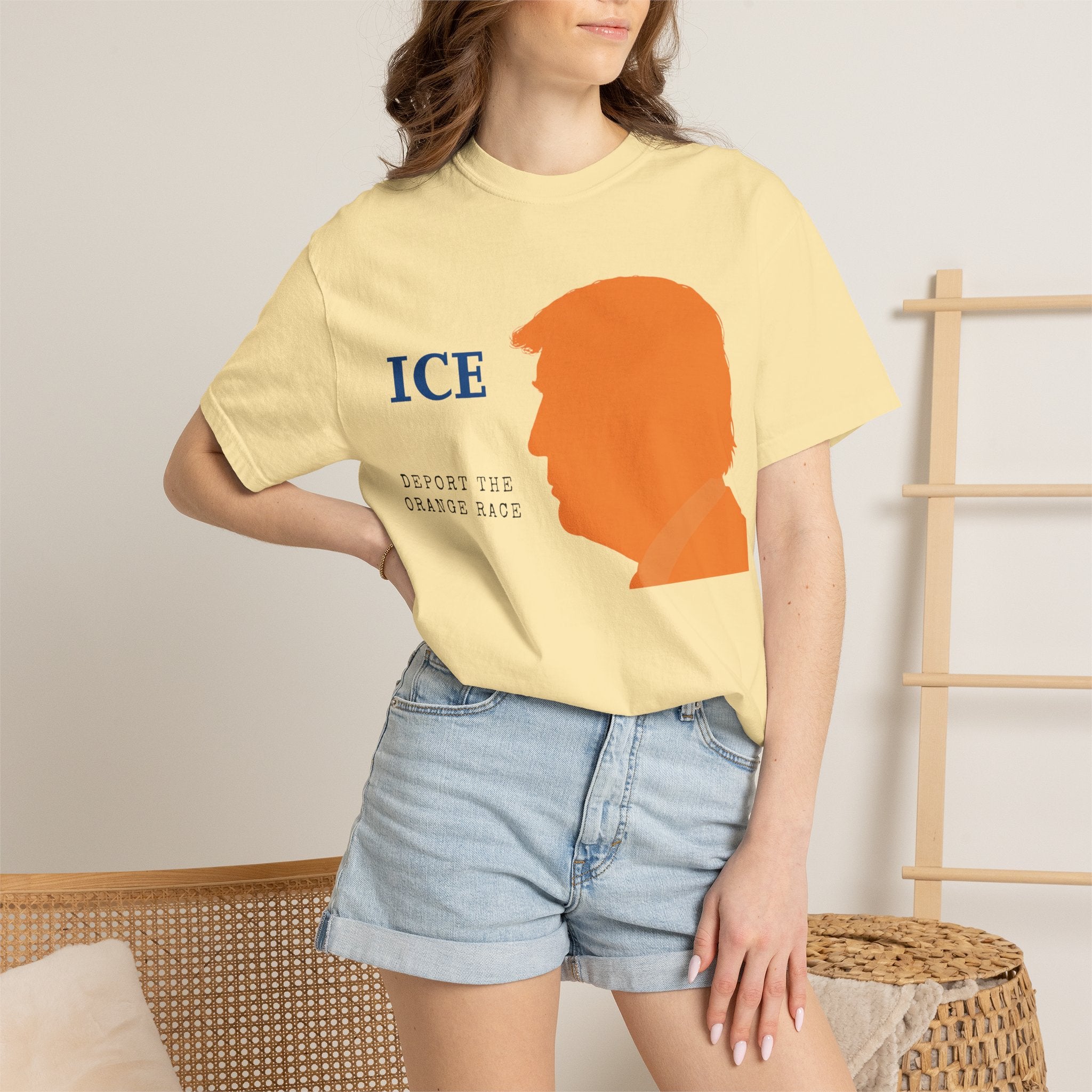 "Deport the Orange Race" Unisex Garment-Dyed T-shirt