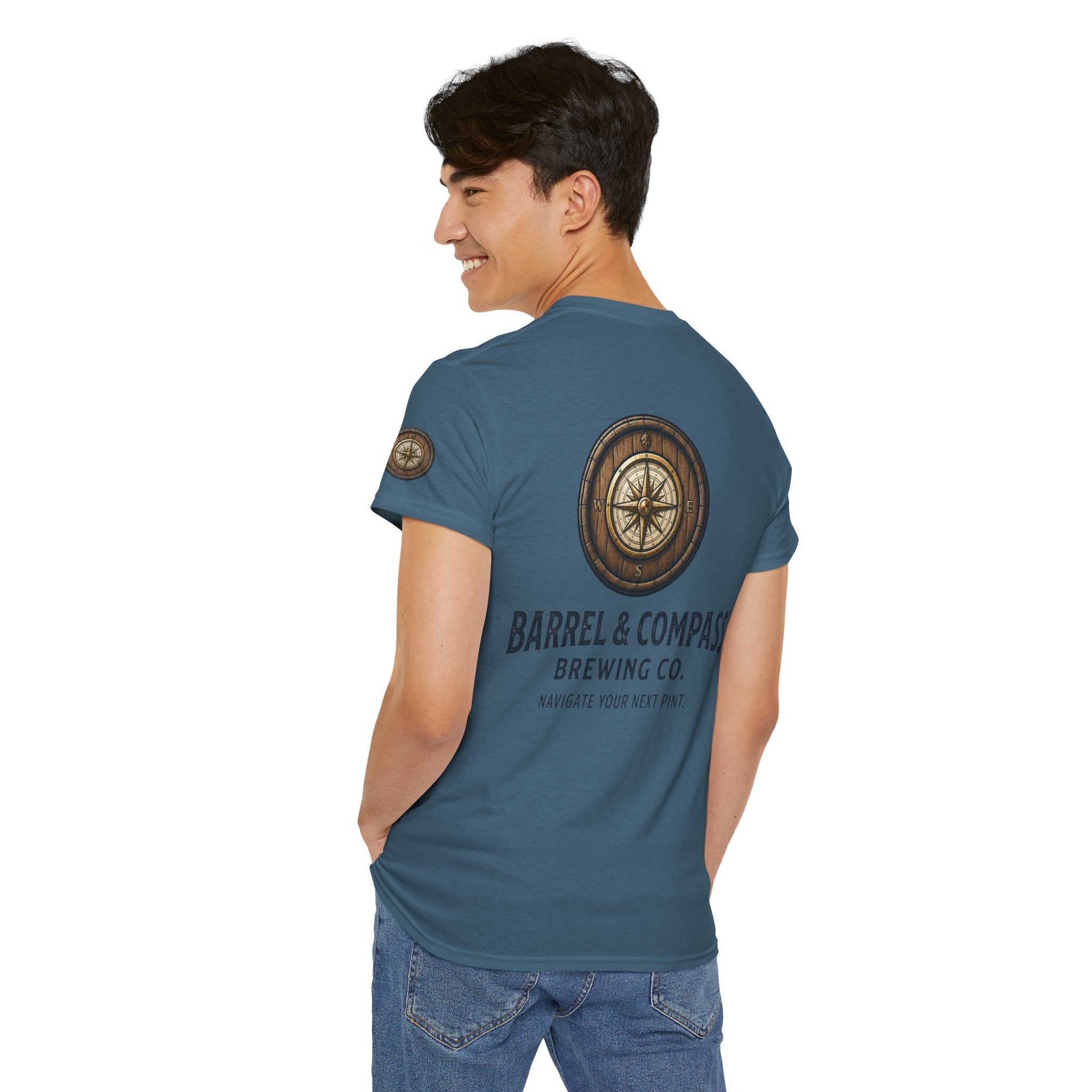 "Barrel & Compass Brewing" Premium Graphic Tee